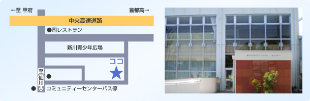 新川・中原コミュニティセンター 周辺地図